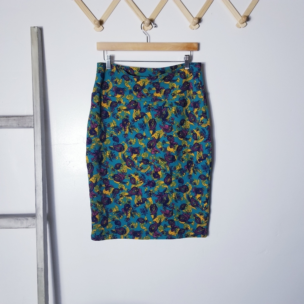 LULAROE CASSIE PENCIL SKIRT SIZE LARGE